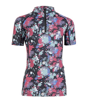 Aubrion Young Rider React Short Sleeve Base Layer - Abstract
