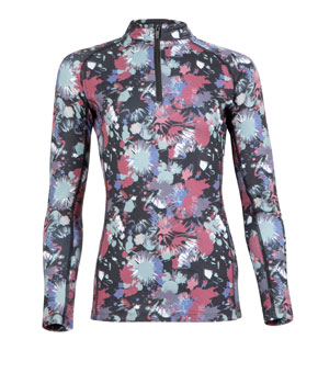 Aubion Young Rider React Long Sleeve Base Layer - Abstract