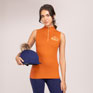Aubrion Team Sleeveless Base Layer - Rust