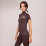 Aubrion Team Short Sleeve Base Layer - Umber