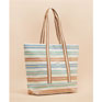 Joules Promenade Stripe Canvas Beach Bag - Stripe