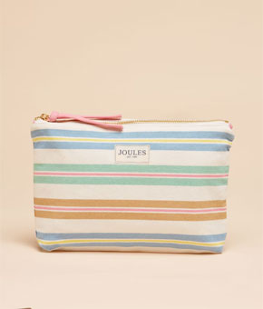Joules Carrywell Zip Pouch - Stripe Joules Carrywell Zip Pouch - Stripe