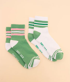 Joules Volley Green Pack of Two Tennis Socks Joules Volley Green Pack of Two Tennis Socks