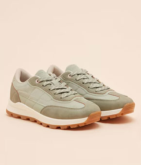 Joules Parkfield Khaki Green Trainers