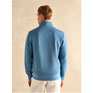Joules Alistair Light Blue Quarter Zip Cotton Sweatshirt