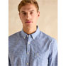 Joules Poplin Blue Gingham Check Classic Fit Shirt