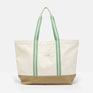 Joules Promenade Cream Canvas Beach Bag