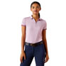 Ariat Bandera 1/4 Zip Polo - Lavender Mist