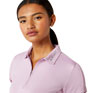 Ariat Bandera 1/4 Zip Polo - Lavender Mist