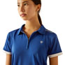 Ariat Bandera 1/4 Zip Polo - Sodalite Blue