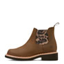 Ariat Fatbaby Chelsea Western Boot  - Distressed Brown Leopard Gore