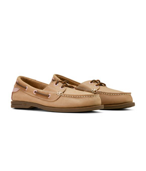 Ariat Antigua Boat Shoe - Natural Tan