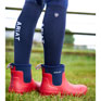Ariat Kelmarsh Shortie Rubber Boot - Team Red/Navy