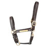 Hy Equestrian Leather Head Collar - Brown
