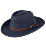 Hoggs Of Fife Perth Crushable Felt Hat - Navy