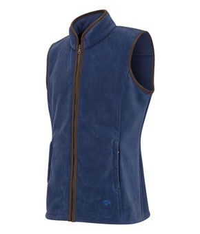 Hoggs Of Fife Stenton Ladies Fleece Gilet - Nordic Blue