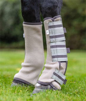 LeMieux Arika Mesh Fly Boots Stone
