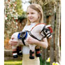 LeMieux Toy Pony Jump Saddle and Stud Girth - Brown