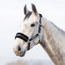 HyCONIC Faux Fur Head Collar & Lead Rope - Black