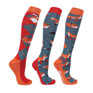 Hy Equestrian Frivolous Fox Socks (Pack Of 3)