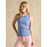 Joules Harbour Printed Jersey Vest - Blue Floral