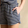 Joules Harbour Navy & White Cotton Jersey Shorts