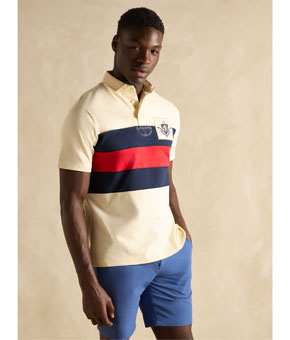 Joules Rugby Club Polo Shirt - Cream