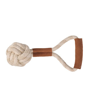 Benji and Flo Tug n Play Toys - Rope with Ball