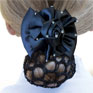 Equetech Dressage Rosette Ribbon Bow & Net - Black
