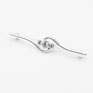 Equetech Deluxe Twist Stock Pin - Silver