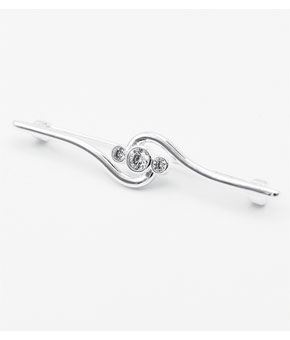 Equetech Deluxe Twist Stock Pin - Silver