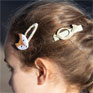 Equetech Fox & Hounds Luxury Hair Clips - Set of 4