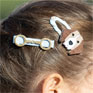 Equetech Fox & Hounds Luxury Hair Clips - Set of 4