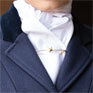 Equetech Traditional Foxhead Stock Pin - Gold