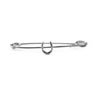 Equetech Traditional Horseshoe Stock Pin - Silver