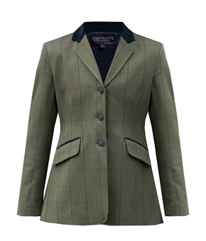 Equetech Junior Bellingham Deluxe Stretch Tweed Riding Jacket