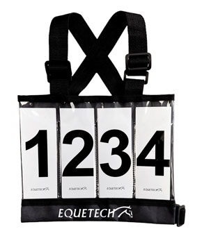 Equetech Mini Eventing Cross Country Number Bib + Numbers