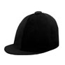 Equetech Premium Velvet Show Hat Silk - Black
