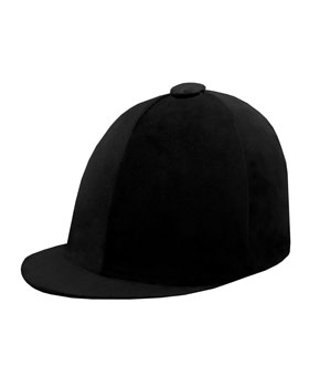 Equetech Premium Velvet Show Hat Silk - Black