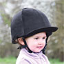 Equetech Premium Velvet Show Hat Silk - Black