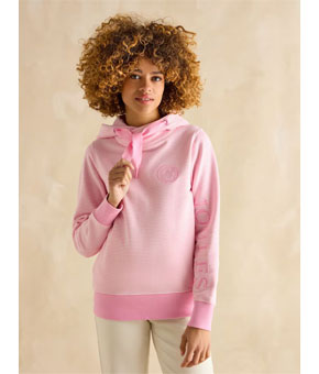 Joules Rushton Cowl Neck Hoodie - Pink Joules Rushton Cowl Neck Hoodie - Pink