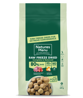 Natures Menu Freeze Dried Nuggets 625g Lamb Natures Menu Freeze Dried Nuggets 625g Lamb