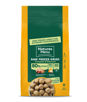 Natures Menu Freeze Dried Nuggets 625g Chicken Natures Menu Freeze Dried Nuggets 625g Chicken