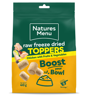 Natures Menu Raw Freeze Dried Toppers Chicken