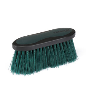 Ezi-Groom Grip Long Bristle Dandy Brush - Forest
