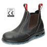 REDBACK BOOTS STEEL TOE BROWN