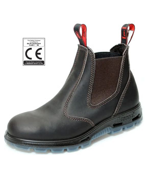 REDBACK BOOTS STEEL TOE BROWN