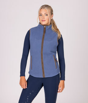 Aubrion Core Fleece Gilet - Blue