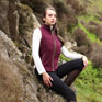 Aubrion Core Fleece Gilet - Maroon