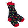 Winnie & Me Socks - Navy/Carrot